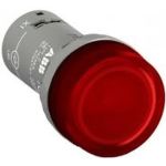 Лампа ABB CL2-523R красная, со встроенным светодиодом, 230В, AC 1SFA619403R5231 (артикул 16313572) – фото 1