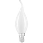 Лампа Gauss Filament, свеча на ветру, 9W, 590lm, 3000К, Е14, milky, диммируемая, LED, 1/10/50 104201109-D (артикул 16436775) – фото 1