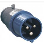Электрическая кабельная вилка IEK 16А 2P+E 16А 220В IP44 013 ИЭК PSR01-016-3 (артикул 15164570) – фото 1