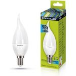 Светодиодная лампа Ergolux LED-CA35-9W-E14-4K свеча на ветру, 9Вт, E14, 4500K, 180-240В 14227 (артикул 16392488) – фото 1