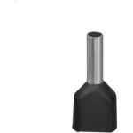 Наконечник Navigator 61 040 NET-E2-1.5-8-B50 НШВИ2, черный 2 провода 50шт/упаковка 61040 (артикул 16313586) – фото 1