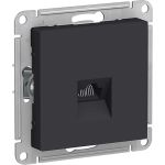 Розетка Schneider Electric ATLASDESIGN, компьютерная, RJ45, механизм, карбон, ATN001083 (артикул 16247191) – фото 1
