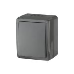 Переключатель ЭРА 11-1403-03 IP54, 10АХ-250В, ОУ, Эксперт, серый Б0020674 (артикул 15980788) – фото 1