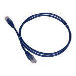 Патч-корд TWT RJ45-RJ45, 4 пары, UTP, категория 5е, 1.5 м, синий, 45-45-1.5-BL (артикул 16102363) – фото 1
