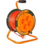 Силовой удлинитель на катушке GLANZEN EB-30-004 (артикул 15278105) – фото 1