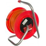 Силовой удлинитель на катушке К4-Е-25 25м 4 гнезда, заземление LUX 4606400418887 (артикул 15277545) – фото 1