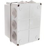 Распаячная коробка с крышкой ОП 190х140х120мм, IP55, 10 гермовводов, TDM SQ1401-1246 (артикул 15516425) – фото 1