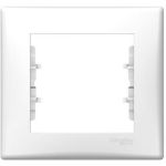 Рамка Schneider Electric 1-местная Sedna белая SchE SDN5800121 (артикул 15170421) – фото 1