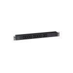 Блок розеток ExeGate ServerPro PDU-19H003 Al-10C13-C14, 19, 1U, алюминий, 10 IEC 320 C13, С14 280861 (артикул 17618652) – фото 1