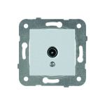 Розетка TV Panasonic МОДУЛЬ Karre Plus 54871 концевая серебро WKTT0451-2SL (артикул 16154752) – фото 1