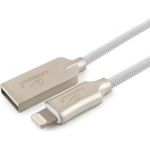 Кабель для Apple Cablexpert MFI USB AM/Lightning, длина 1.8м, белый CC-P-APUSB02W-1.8M (артикул 16205297) – фото 1