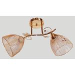 Люстра JUPITER LIGHTING золото-2х60W E27 230V, 26 см-48 см-18 см MО 85-5008/2 (артикул 17188645) – фото 1