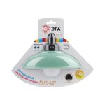Светодиодный ночник-светильник ЭРА NLED-487-1W-SW-GR настенный, на батарейках, с выключателем, зеленый, Б0051476 (артикул 20234530) – фото 1