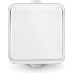 Розетка UNIVersal Клио с/з с крышкой IP44 белая К2229 (артикул 16174881) – фото 1