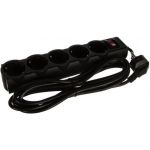 Сетевой фильтр PERFEO POWERX 3,0м 5 розеток черный 30&nbsp;013&nbsp;680 (артикул 16088787) – фото 1