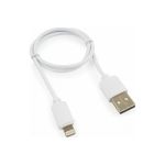 Кабель Гарнизон USB A(M) - Lightning, 0.5м, белый GCC-USB2-AP2-0.5M-W (артикул 16249562) – фото 1