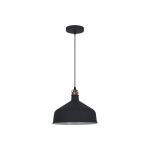 Подвесной светильник Camelion PL-425L C62 черный+медь, Amsterdam, E27, 60Вт, 230В, металл 13029 (артикул 15747764) – фото 1