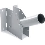 Кронштейн FERON ДС-1-60 для уличного светильника с переменным углом d60mm, серый 41429 (артикул 16469447) – фото 1