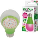 Светодиодная лампа для растений Uniel LED-A60-8W/SPSB/E27/CL, PLP30GR UL-00004581 (артикул 16026133) – фото 1