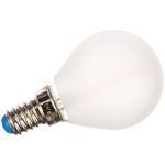 Светодиодная лампа Uniel LED-G45-6W/WW/E14/FR PLS02WH. Форма шар, матовая. UL-00000303 (артикул 15932195) – фото 1