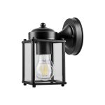 Садово-парковый светильник FERON PL200 60W 230V E27 155х105х205 мм черный 11878 (артикул 15749059) – фото 1