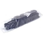 Колодка Bemis BK1-1402-2614/3614 4 гнезда с заземлением и крышкой каучуковая 220 В 16 А IP54 черная 8698523916148 (артикул 16134384) – фото 1