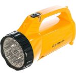 Аккумуляторный фонарь Ultraflash LED3819CSM 220В желтый, 9 LED + 12 SMD LED, 2 режима, SLA, коробка 12860 (артикул 15747672) – фото 1