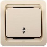 Выключатель проходной одноклавишный СВЕТОЗАР CITY SV-54137-B (артикул 13658832) – фото 1