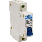 Автоматический выключатель ANDELI DZ47-63/1P 10A 4.5kA х-ка C ADL01-063 (артикул 16086965) – фото 1