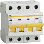 Автоматический выключатель IEK ВА47-29, 4Р, 10А, 4,5кА, х-ка С MVA20-4-010-C (артикул 16302438) – фото 1