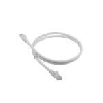 Патч-корд LANMASTER RJ45-RJ45, 4 пары, UTP, категория 6, 0.5 м, белый, LSZH, LAN-PC45/U6-0.5-WH (артикул 16102380) – фото 1