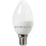 Светодиодная лампа Eurolux LL-E-C37-7W-230-2,7K-E14/свеча, 7Вт, теплый белый, Е14 76/2/7 (артикул 16278723) – фото 1