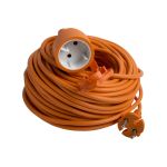Удлинитель-шнур с 1 розет. и защитой от детей Electraline 01615 (артикул 15480324) – фото 1