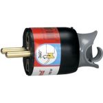 Вилка Legrand 2К+З черная 50173 (артикул 16015187) – фото 1