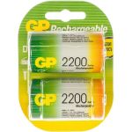 Перезаряжаемые аккумуляторы GP D 2200 мАч 2 шт 220DH-2CR2 (артикул 15783917) – фото 1