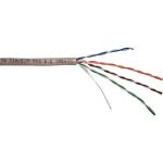 Кабель NEWMAX UTP CCA витая пара , 4 пары, категория 5e, PVC, серый, 305м в катушке, NM-UTP5E4PR-CCA (артикул 16102482) – фото 1