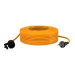 Удлинитель шнур Партнер-Электро GardenLine б/з ПВС 2х0,75 6A 50м IP 44 US101A-150OR (артикул 15908673) – фото 1
