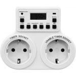 Розетка с таймером FERON недельная 3500W16A 230V, TM25 23236 (артикул 15928492) – фото 1
