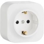 Розетка Legrand 2К+З шторки, белый 782220 (артикул 16015253) – фото 1