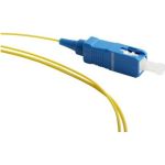 Пигтейл Hyperline FPT-B9-9-SC/UR-2M-LSZH-YL волоконно-оптический SM 9/125 (OS2), SC/UPC, 2 м, LSZH 242778 (артикул 19591728) – фото 1