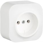Розетка Legrand 2К без шторок, белая 782210 (артикул 16015090) – фото 1