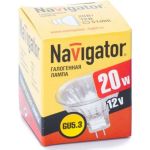 Галогенная лампа Navigator 94 202 MR16 20W 12V 2000h 4607136942028 128297 (артикул 15524943) – фото 1