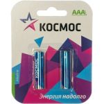 Батарейка LR LR03 BP-2 (2 шт; блистер) КОСМОС KOCLR032BL (артикул 15429300) – фото 1