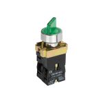 Переключатель IEK LAY5-BK2365 2 положения, зеленый, ИЭК BSW90-BK-2-K06 (артикул 15167298) – фото 1