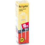 Галогенная лампа Navigator 94 209 JC 10W clear G4 12V 2000h 4607136942097 128317 (артикул 15524950) – фото 1