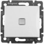 Проходной переключатель Legrand Valena одноклавишный с индикацией 774425 (артикул 15142388) – фото 1