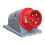 Стационарная вилка IEK ССИ-525 32А-6ч/200/346-240/415В 3Р+РЕ+N IP44 MAGNUM PSN52-032-5 (артикул 16302605) – фото 1