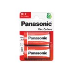 Батарейка Panasonic, R20 Zinc Carbon BL2 168 (артикул 17478930) – фото 1