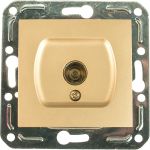 Одноместная TV-розетка Volsten V01-16-T11-M Magenta Dorado, 10047 (артикул 15590791) – фото 1