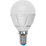 Светодиодная диммируемая лампа Uniel LED-G45-6W/WW/E14/FR/DIM PLP01WH UL-00000694 (артикул 15560228) – фото 1